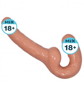 BAILE - Sister Dual-Headed Strapless Strap-On Dildo (L:15.1cm - D:3.6cm)